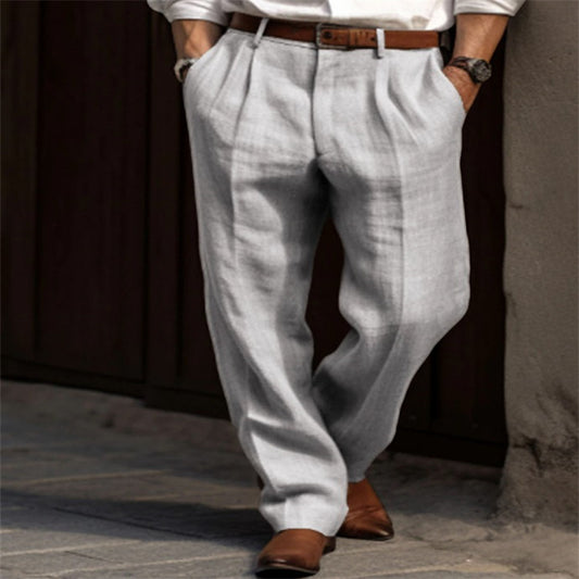 Men's linen trousers