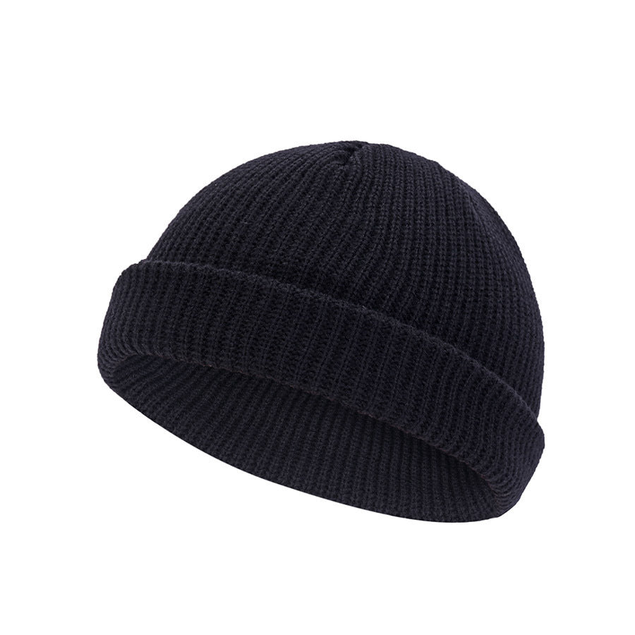 Winter knitted hats, melon-shaped hats, warm woolen hats for men and women