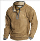 Men's spring and autumn half zip sweatshirt