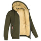 Men's hooded new style trendy handsome solid color jacket plus velvet thickened clothes
