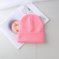 Plain knitted hat winter wool hat hat men and women warm hat