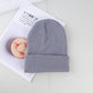 Plain knitted hat winter wool hat hat men and women warm hat