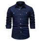 men's casual non-iron denim shirt