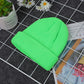 Winter knitted hats, melon-shaped hats, warm woolen hats for men and women
