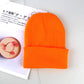 Plain knitted hat winter wool hat hat men and women warm hat