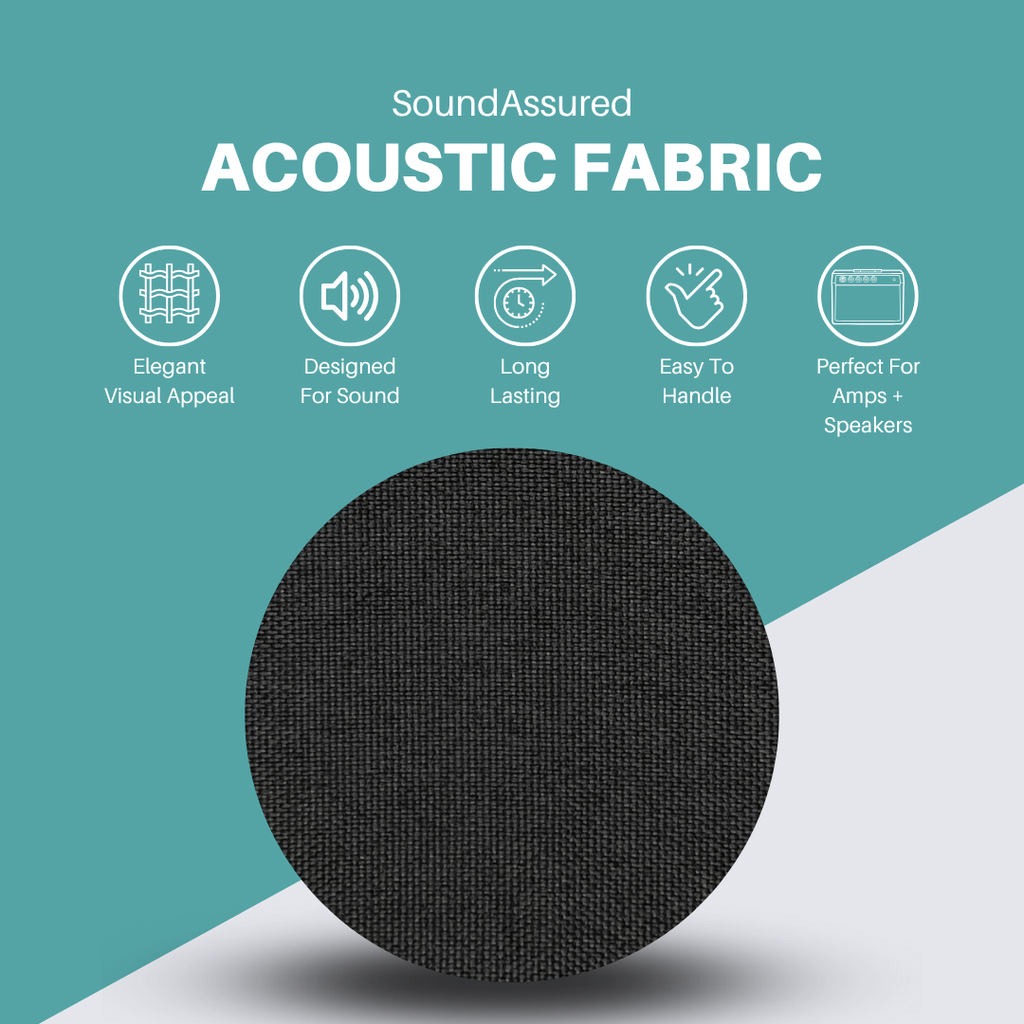TruWeave™ Acoustic Fabric by SoundAssured - Single Layer (100% Acoustically Transparent) SoundAssured