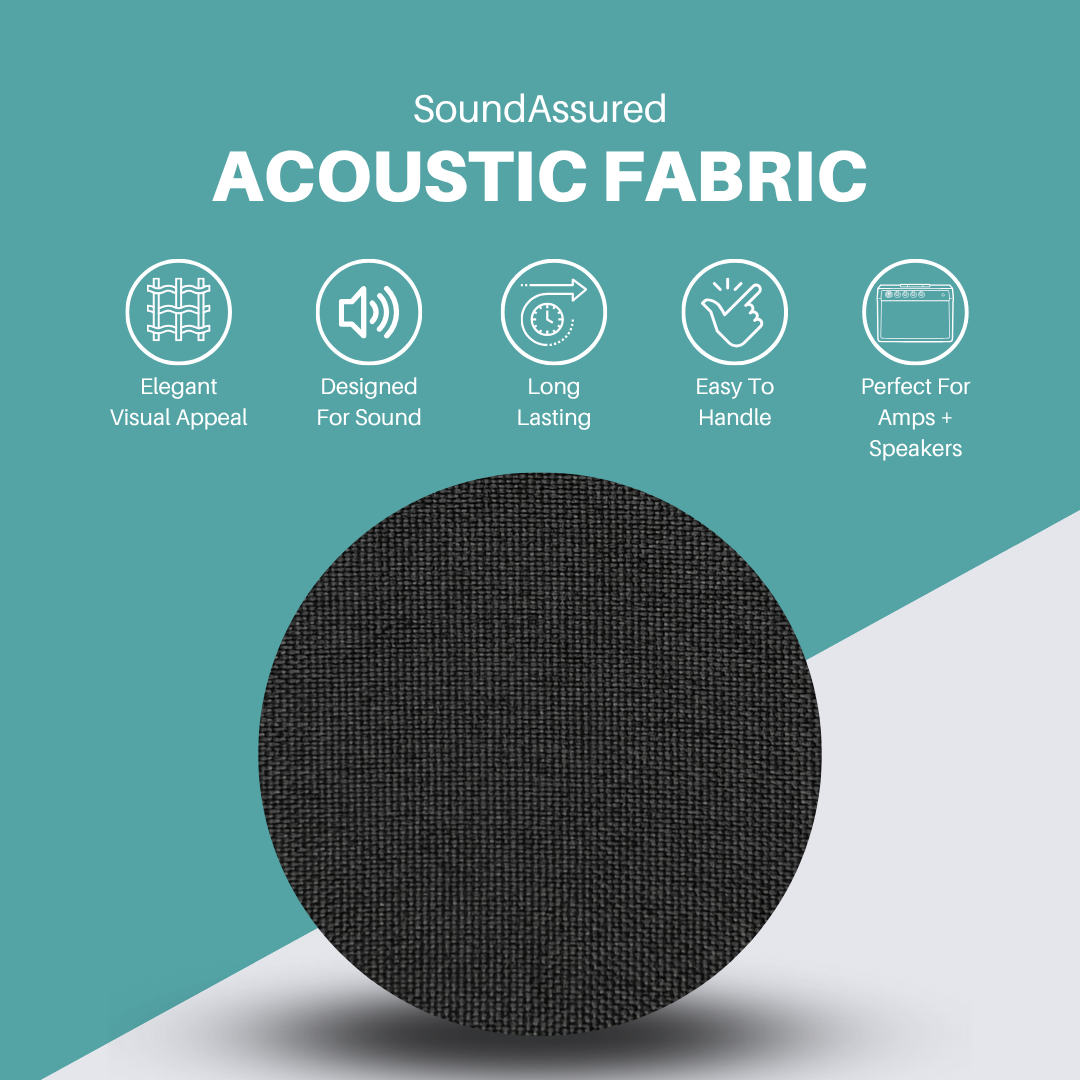 TruWeave™ Acoustic Fabric by SoundAssured - Single Layer (100% Acoustically Transparent) SoundAssured