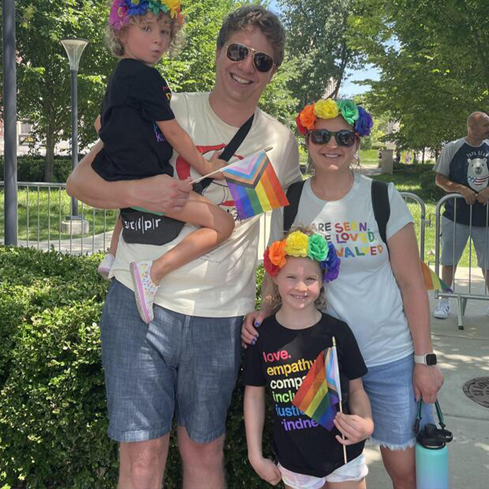 'Kindness Is' Pride Kids Tee Kind Cotton