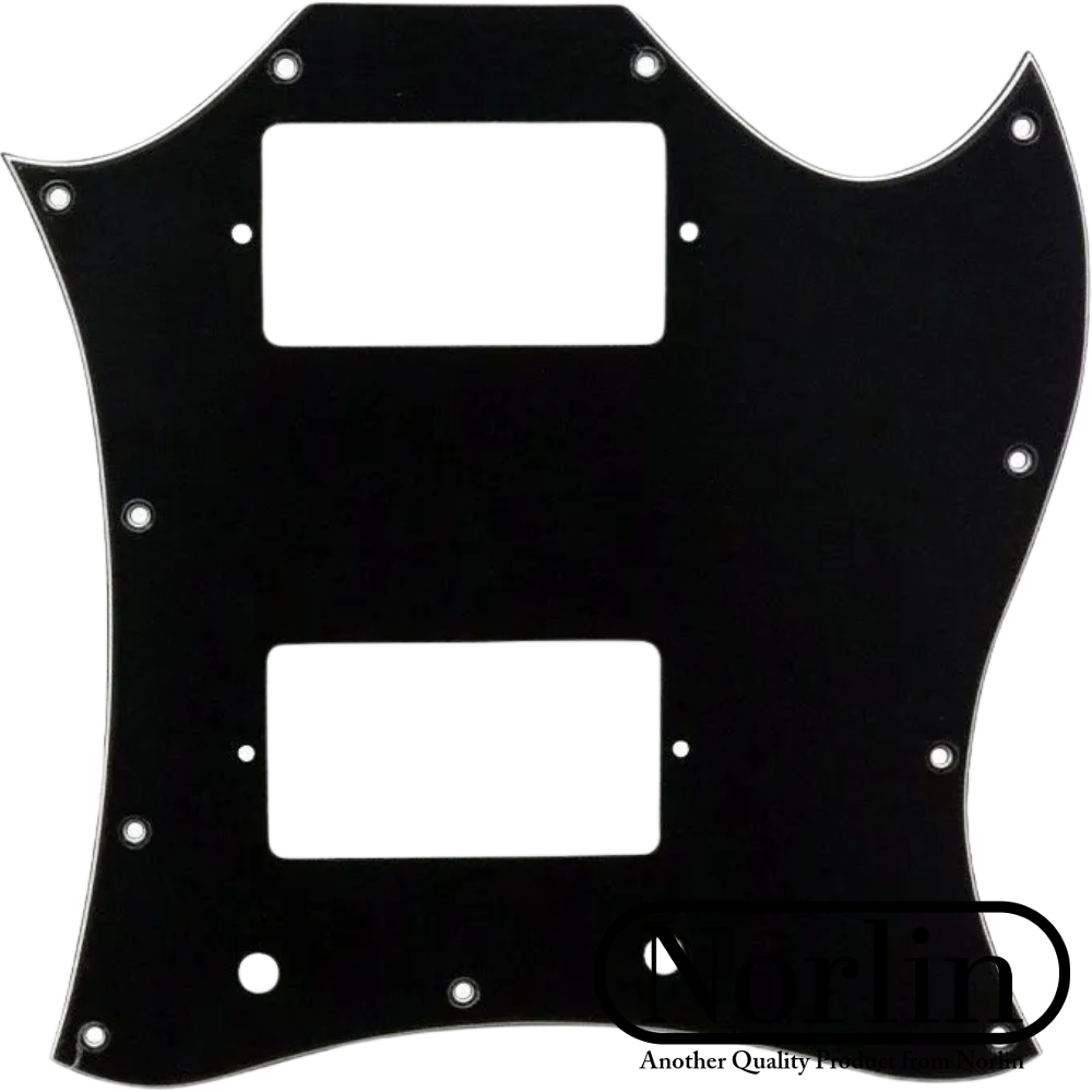 "11-Hole" Pickguard for Gibson® SG® Guitars w/ ABR-1 Bridge Posts Randy's LLC