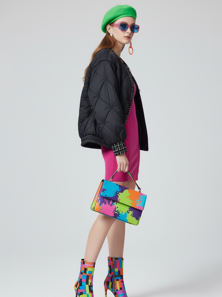 SOHO Hybrid Bomber-Tweed Jacket BYMANYC ® New York BYMANYC ® New York