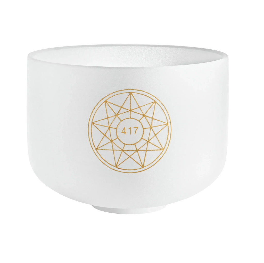 10" Solfeggio Crystal Singing Bowl, Re 417 Hz, Note G#4 Utah Energy Healing Center