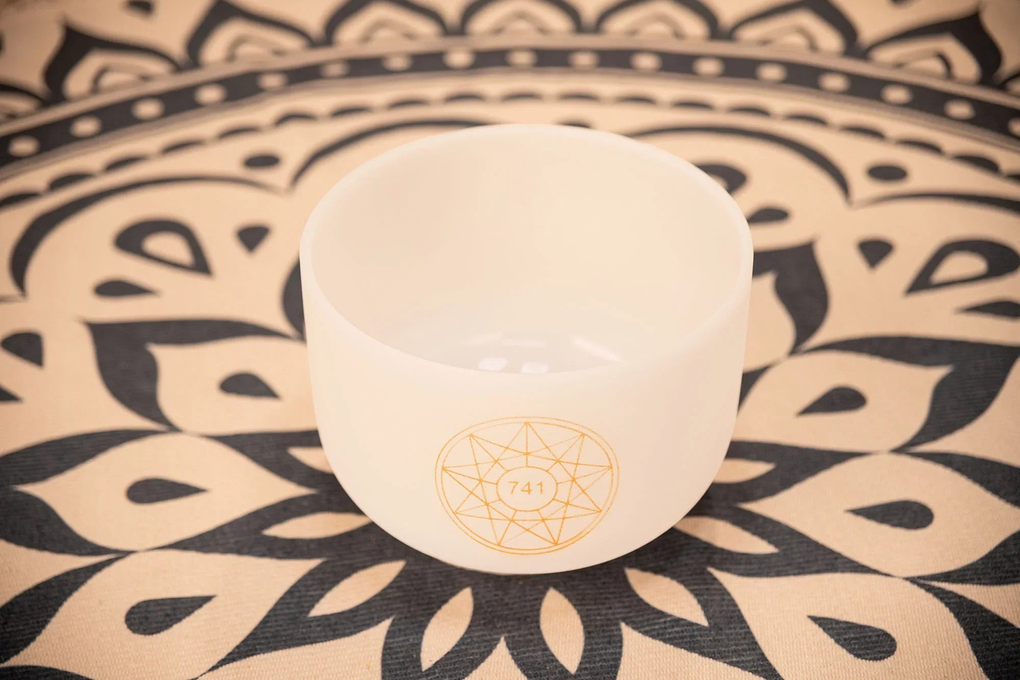 10" Solfeggio Crystal Singing Bowl, Sol 741 Hz, Note F#4 Utah Energy Healing Center