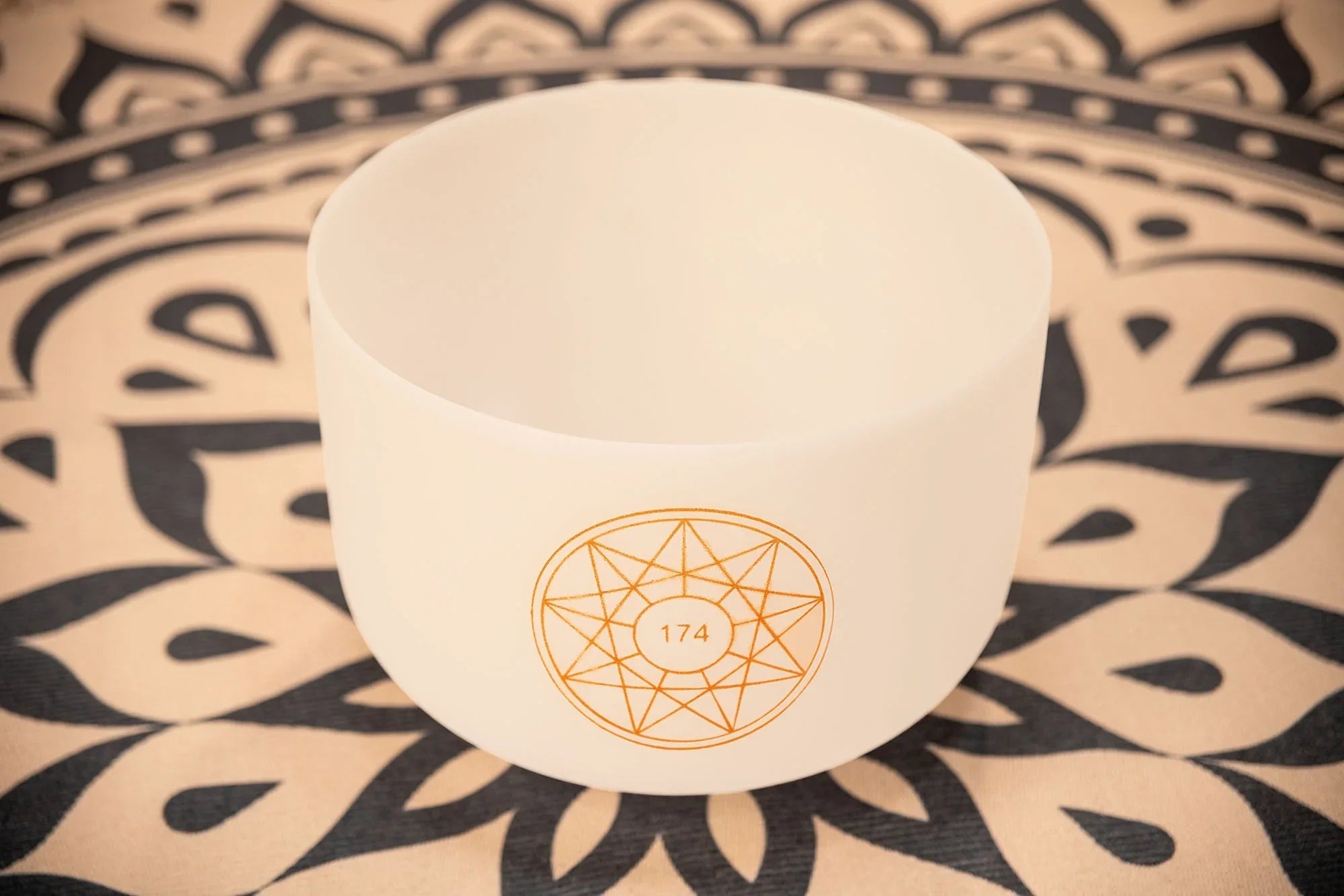 12" Solfeggio Crystal Singing Bowl, 174 Hz, Note F3 Utah Energy Healing Center
