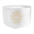 12" Solfeggio Crystal Singing Bowl, 174 Hz, Note F3 Utah Energy Healing Center
