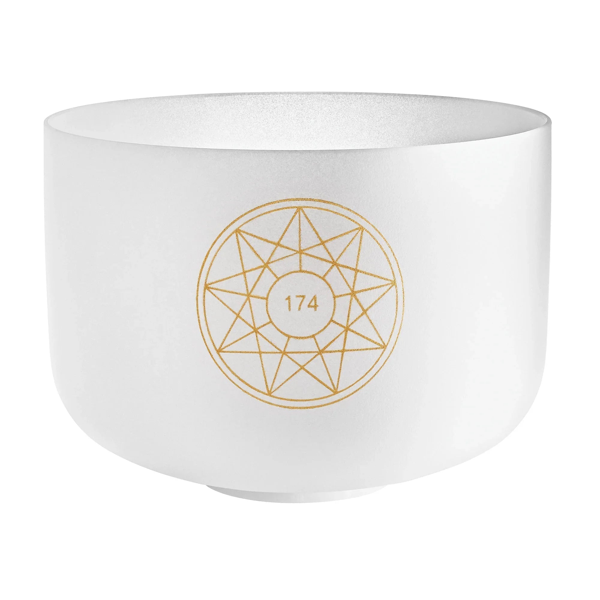 12" Solfeggio Crystal Singing Bowl, 174 Hz, Note F3 Utah Energy Healing Center