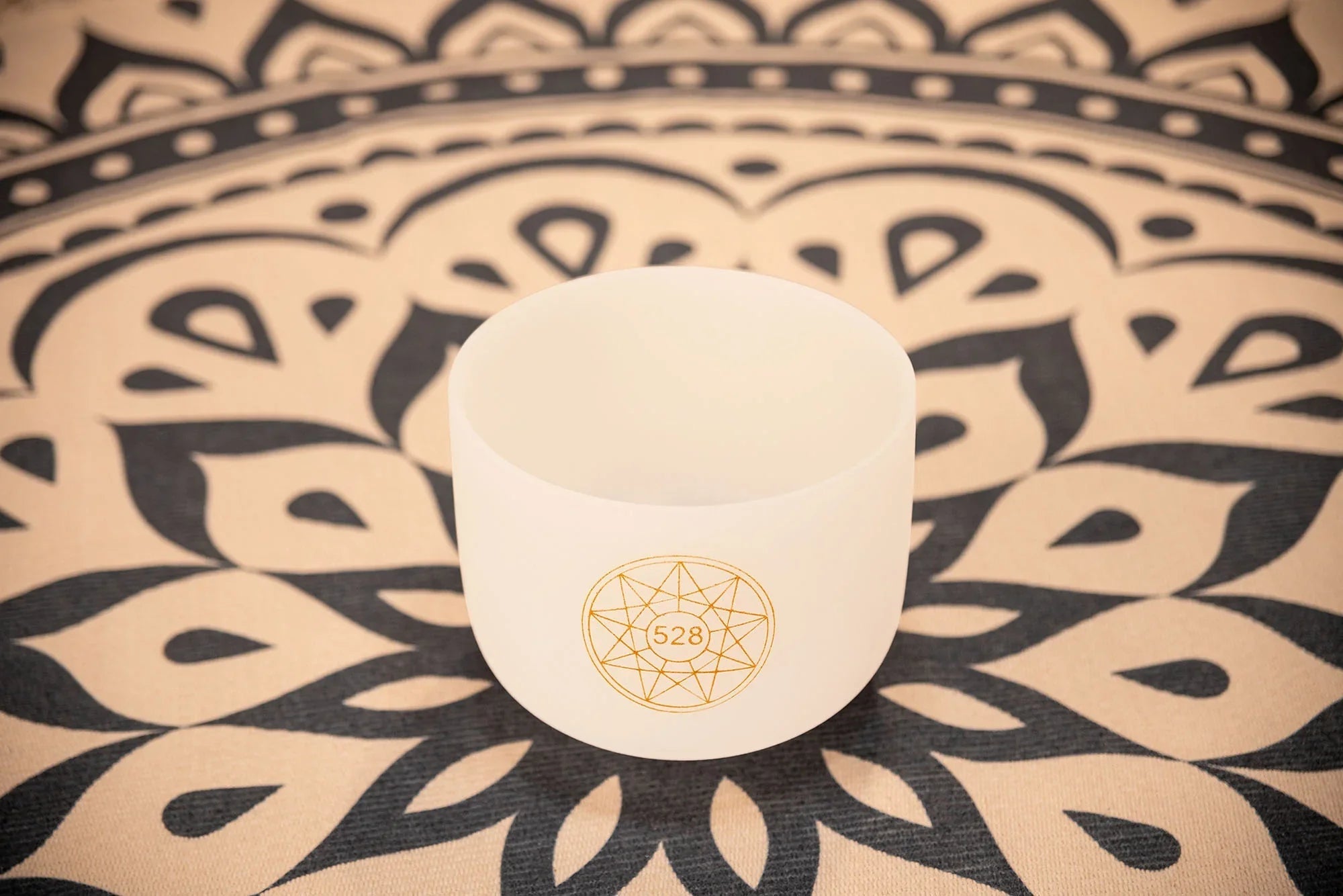 8" Solfeggio Crystal Singing Bowl, Mi 528 Hz, Note C5 Utah Energy Healing Center