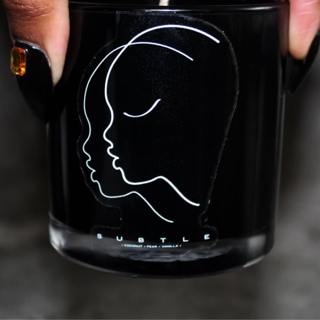 A SUBTLE CANDLE - ORIGINAL ARTWORK Predominantly Black