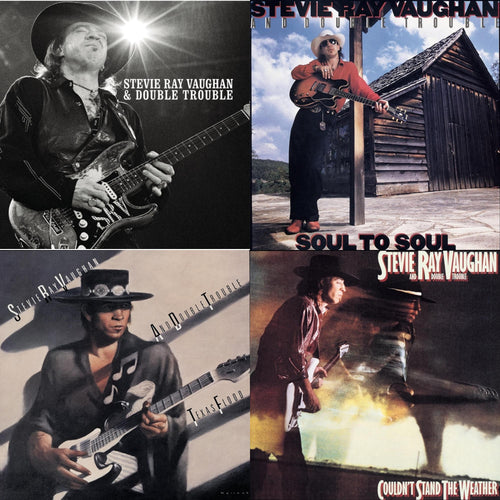 Stevie Ray & Double Trouble Vaughan - Real Deal: Greatest Hits Vol.1 & Soul To Soul & Texas Flood & Couldn't Stand The Weather - CD Bundle Bundle Music