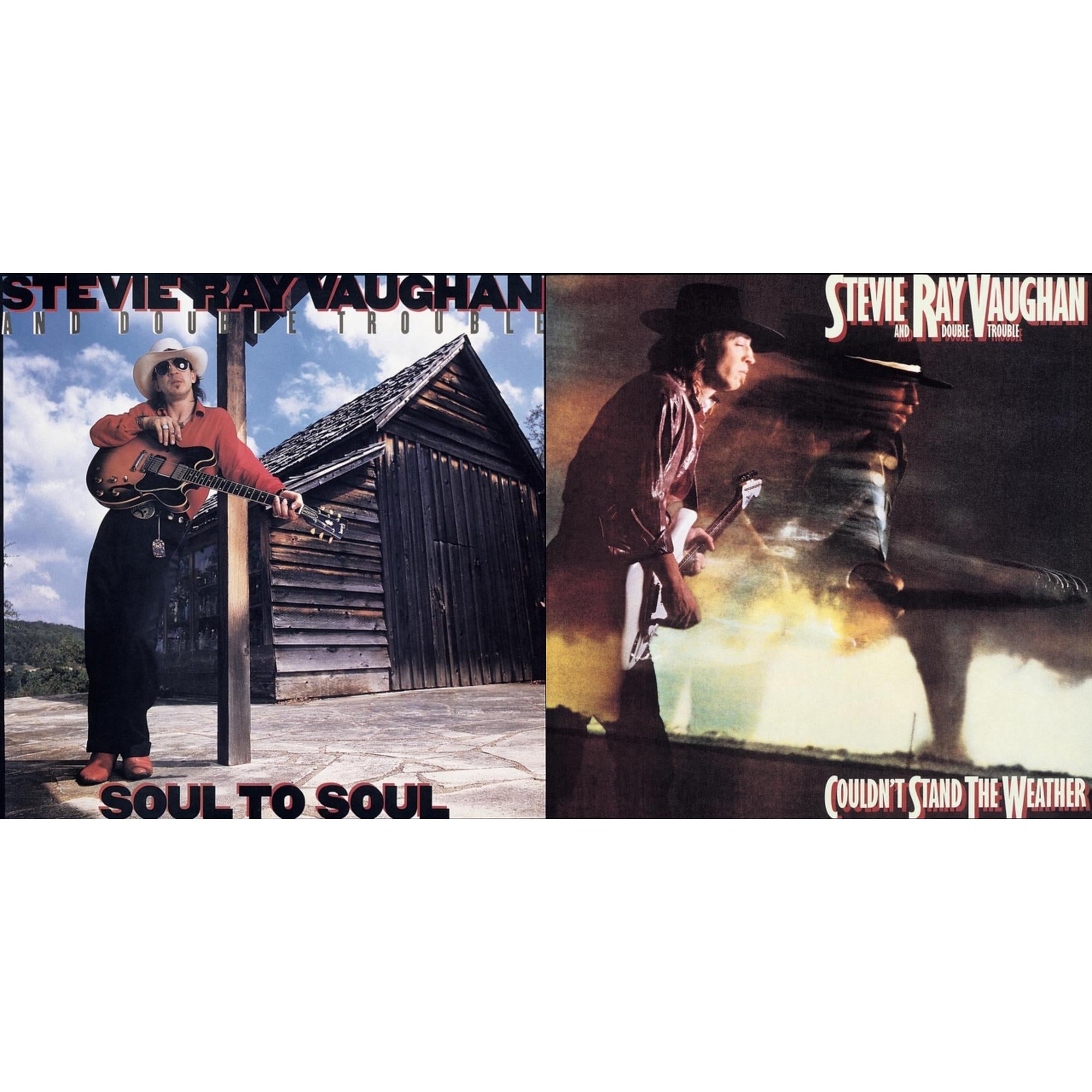 Stevie Ray & Double Trouble Vaughan - Soul To Soul & Couldn't Stand The Weather - CD Bundle Bundle Music