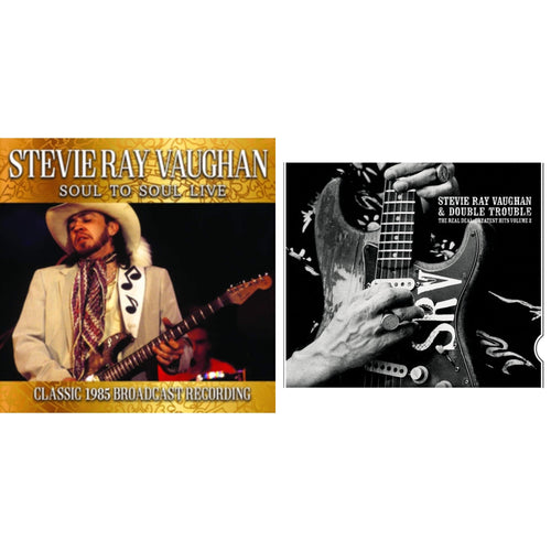 Stevie Ray Vaughan - Soul To Soul Live & Real Deal: Greatest Hits Volume 2 - CD Bundle Bundle Music