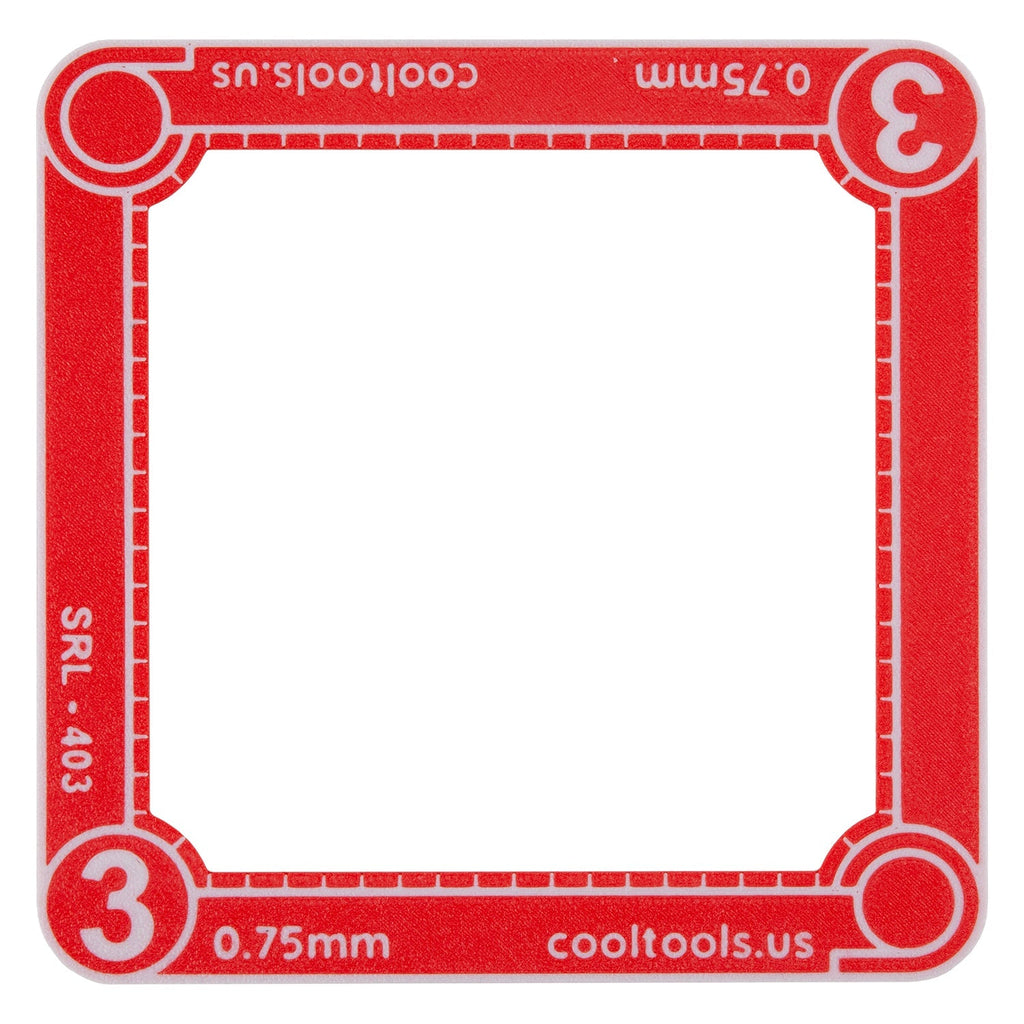 Square Clay Thickness Rolling Frames Cool Tools