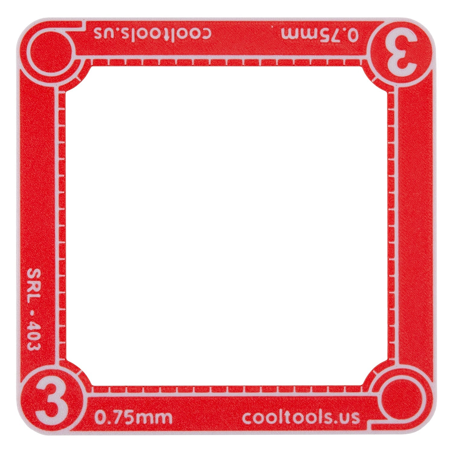 Square Clay Thickness Rolling Frames Cool Tools