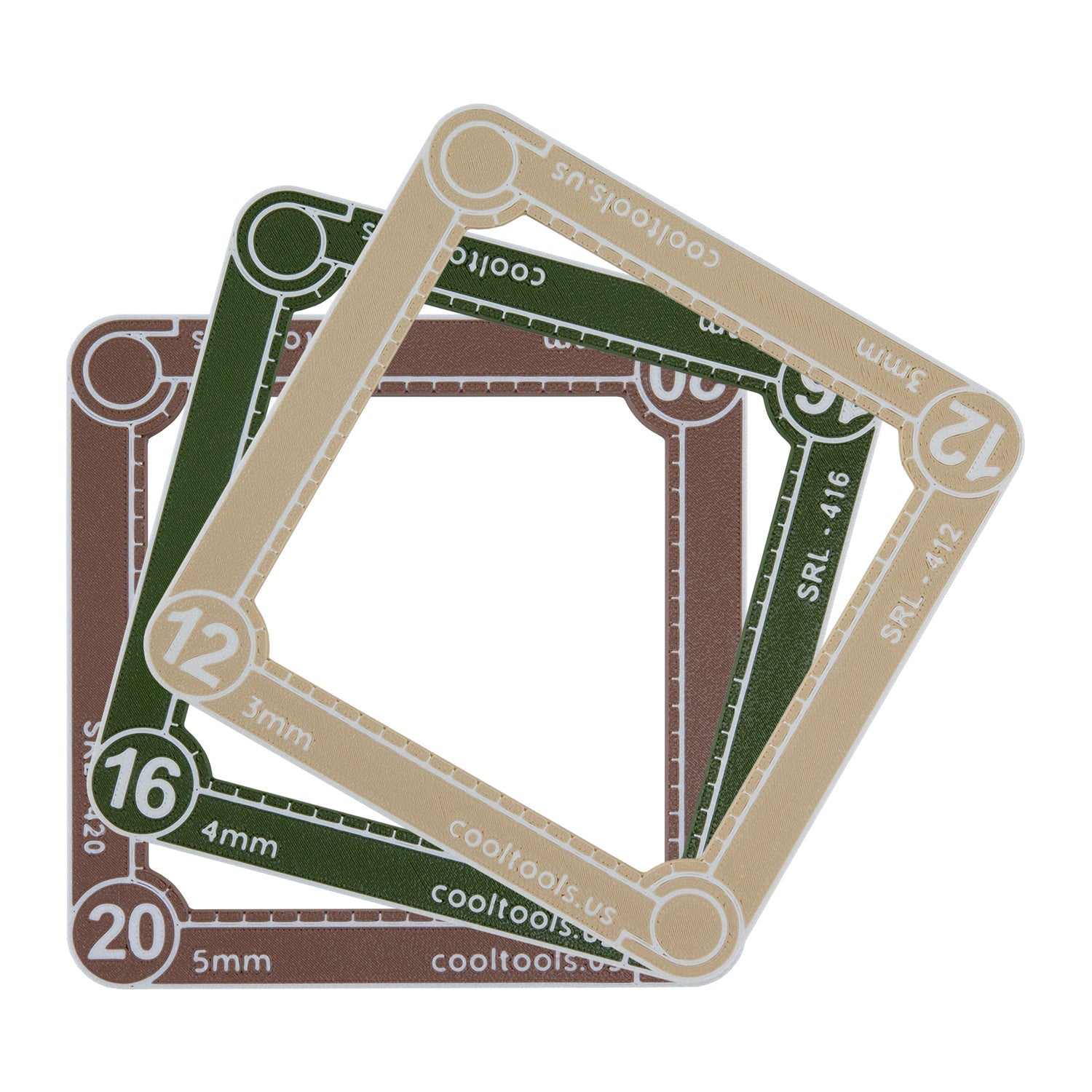 Square Clay Thickness Rolling Frames Cool Tools