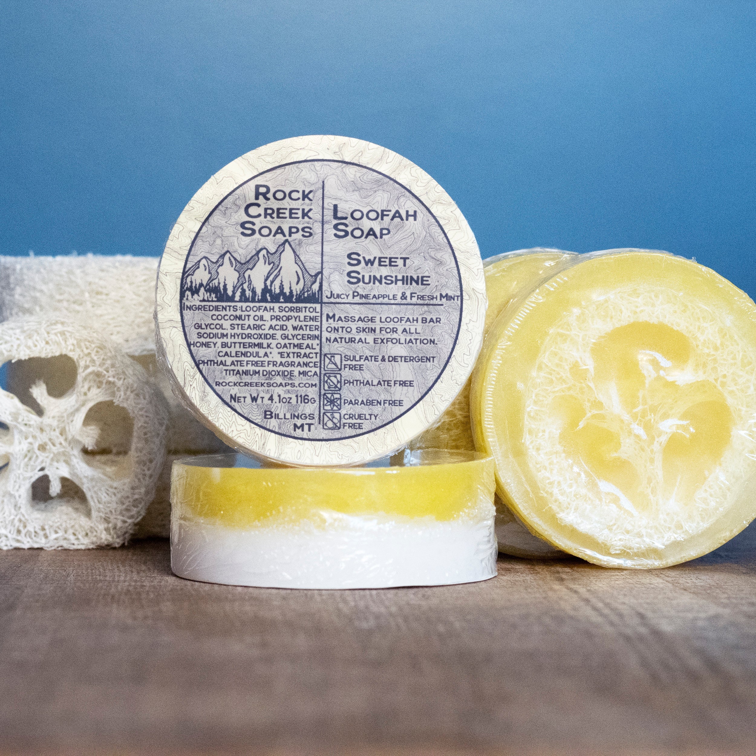 LOOFAH SOAP | Sweet Sunshine Rock Creek Soaps