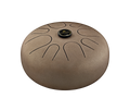 12" Steel Tongue Drum, A Akebono, Vintage Brown Utah Energy Healing Center