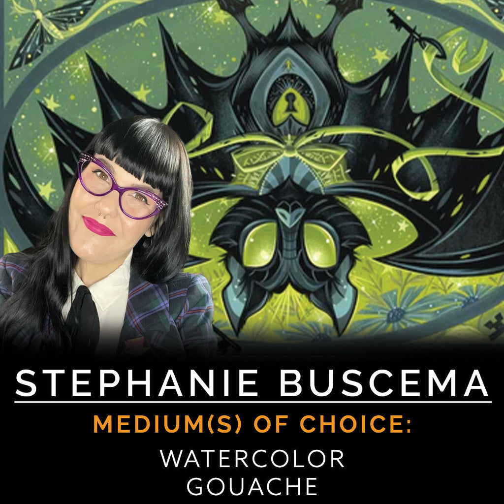 Stephanie Buscema 8-Piece Trekell Brush Set for Gouache Trekell Art Supplies