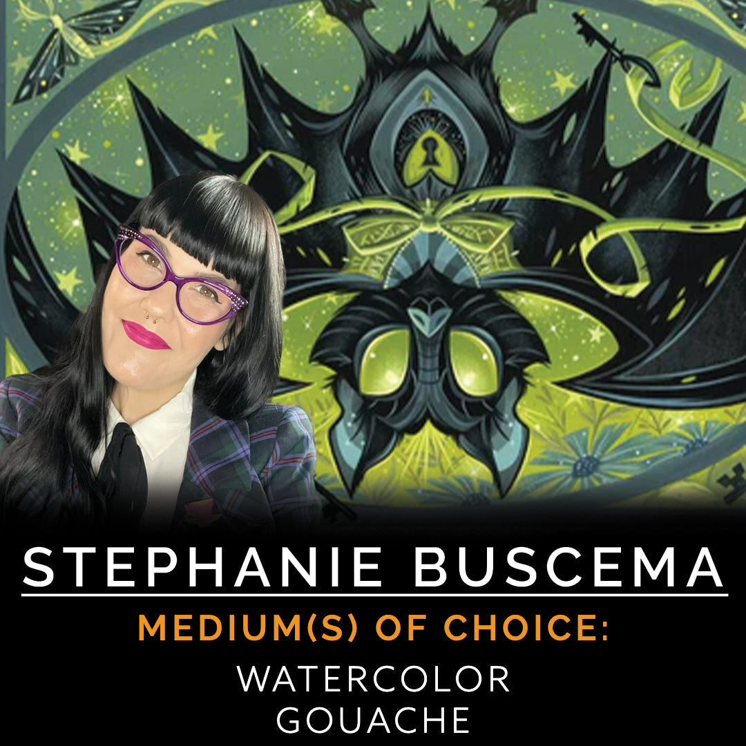 Stephanie Buscema 8-Piece Trekell Brush Set for Gouache Trekell Art Supplies