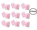 10 Pack Pink Ribbon Sport Sweat Wristbands The Awareness Company