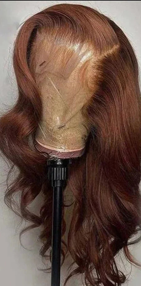 HD 13x4 Chocolate Brown Lace Front Human Hair Wigs For Women Body Wave Transparent 360 Full Lace Frontal Wigs On Clearance Sale HOL stores