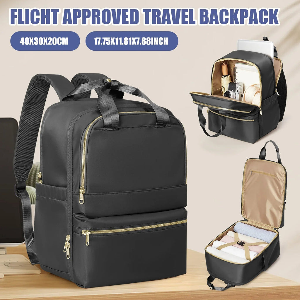 Ryanair 40x30x20 Travel Backpack for Women, Teacher Executive Backpack Laptop School Bag Couple Backpack Fashion Trend Women Bag 7DAY'S