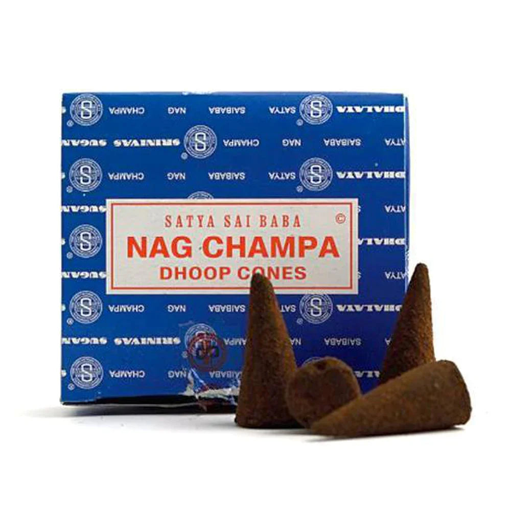 Satya Nag Champa Dhoop Cones | 12pk Auric Blends