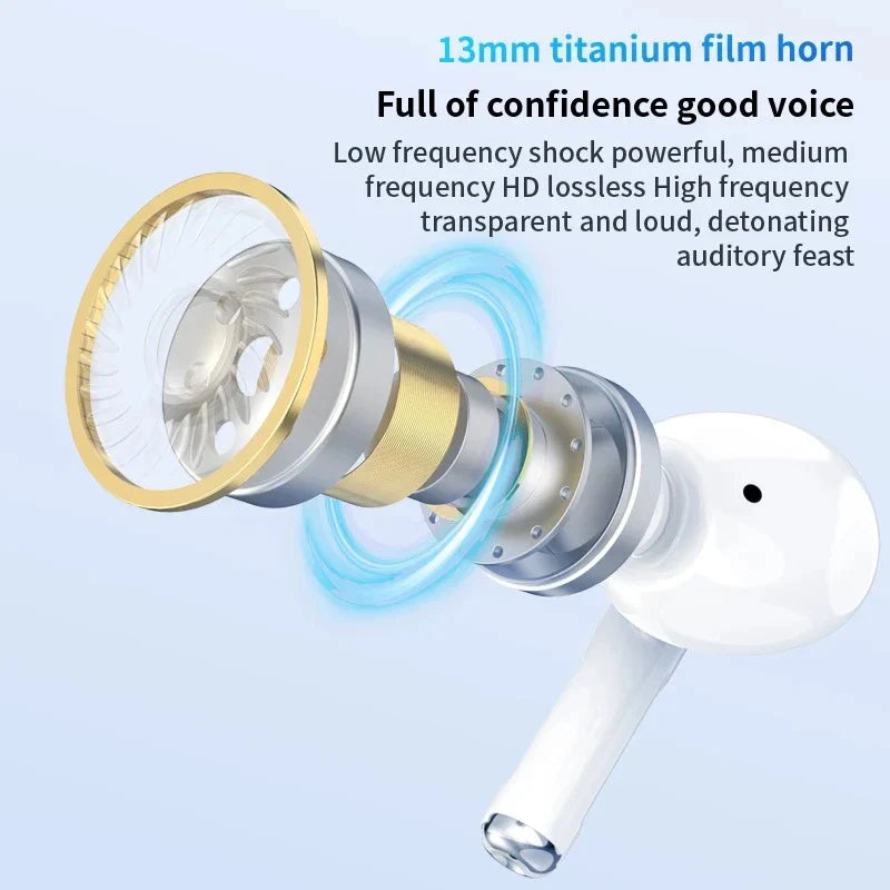 HiFi Sound Low Latency Noise Reduction Earbuds for IPhone Android Electronics Den