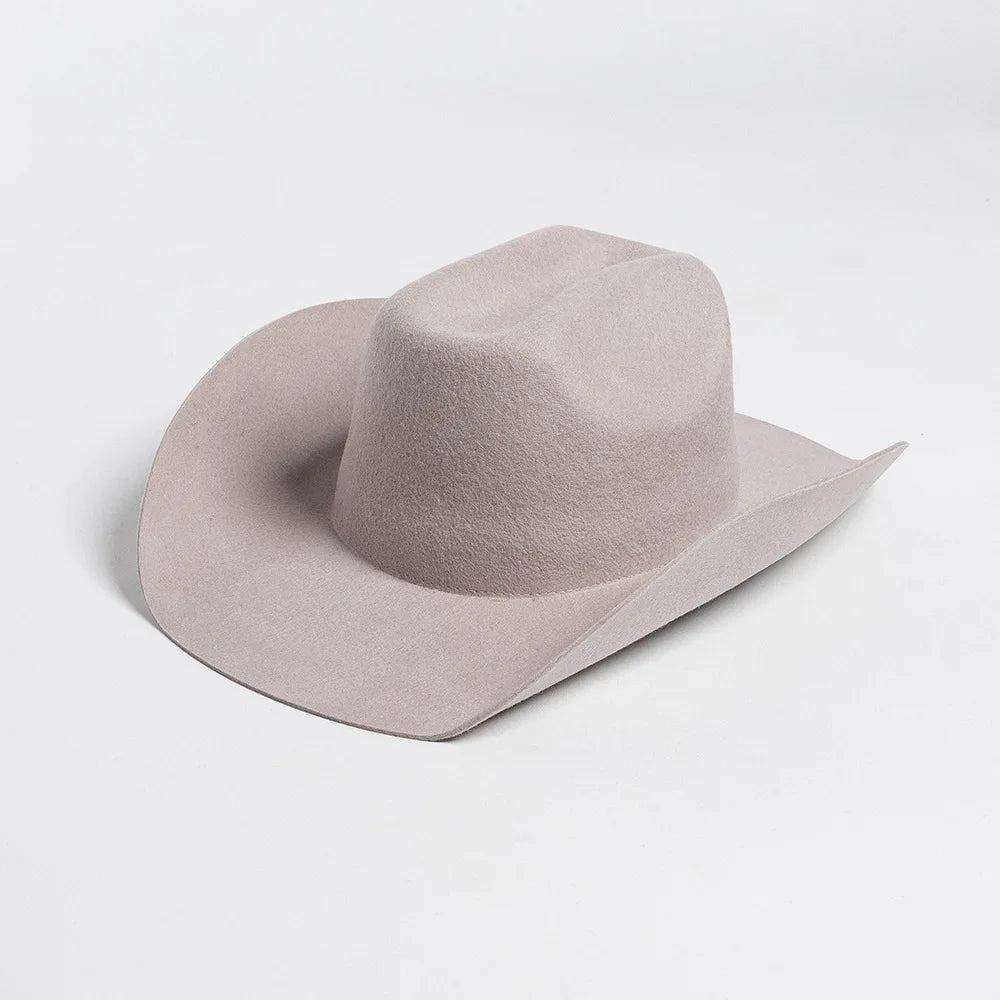 Courageous Wool Western Hat Boho Brown