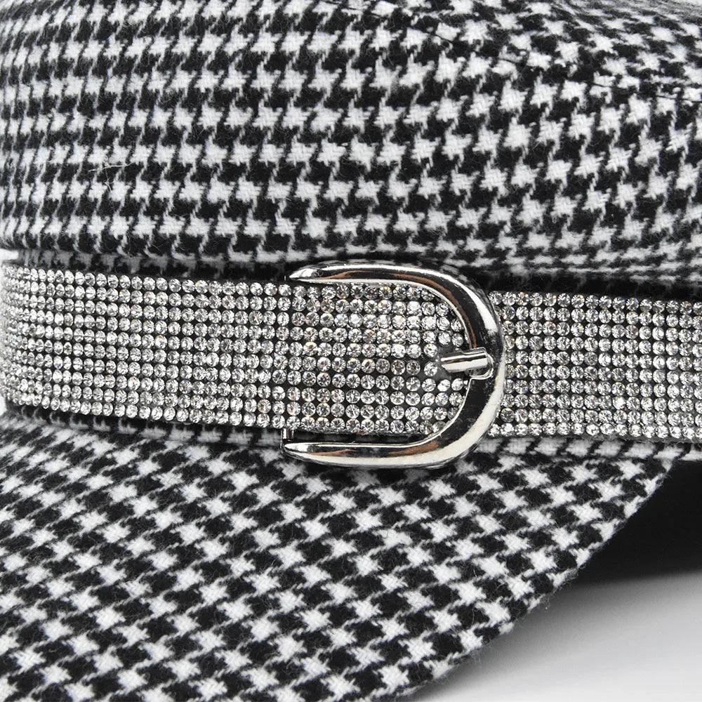 British Navy Hat Diamond Belt Buckle T&L Fashions Boutique