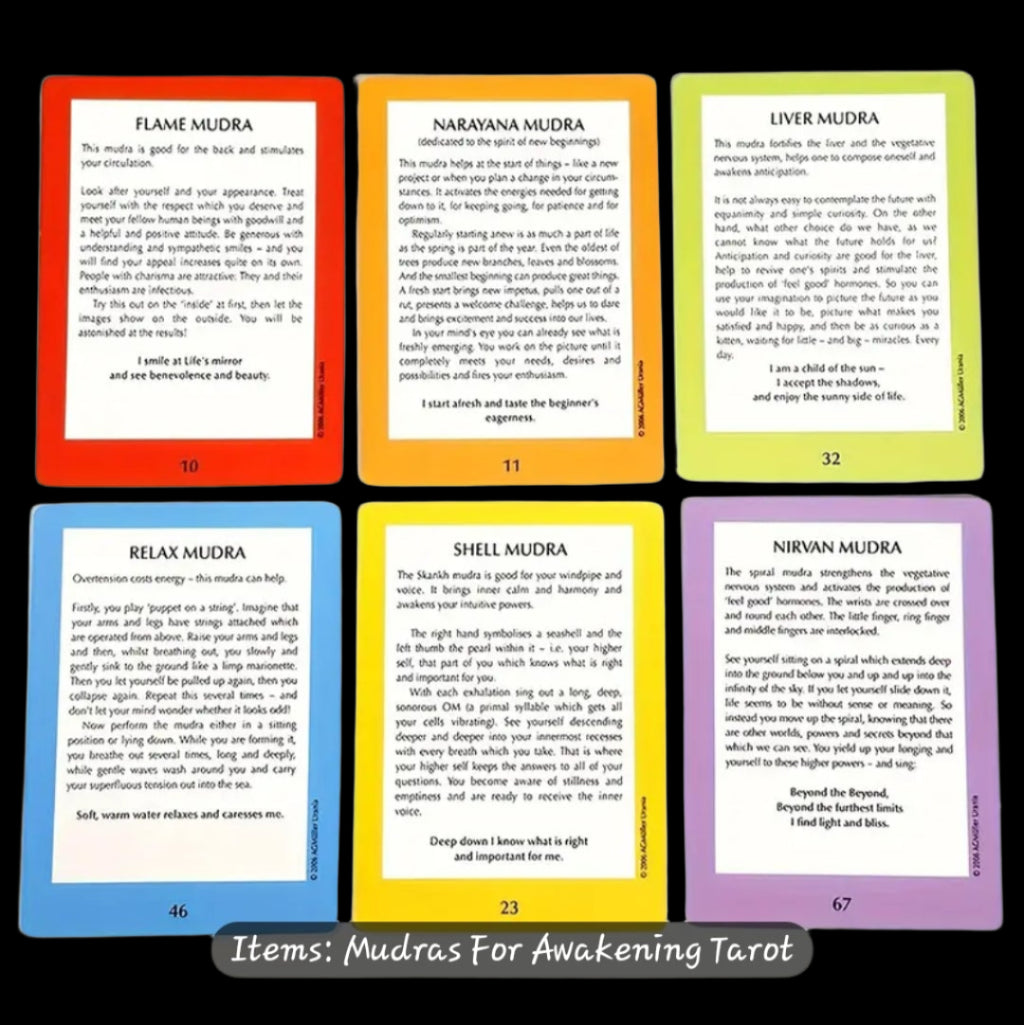 Mudras for Body, Mind, & Spirit Cards