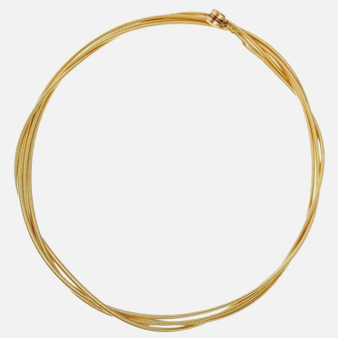 *5 Core Acoustic Guitar Strings Brass Heavy Duty Extra Light (.010–.048) High Carbon Steel Core Bright & Powerful Tone 6 String Set for All Acoustic Guitars - GS AC MindFreakArtistry