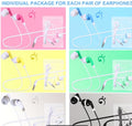 Earbuds - Wired - one set - individual MindFreakArtistry