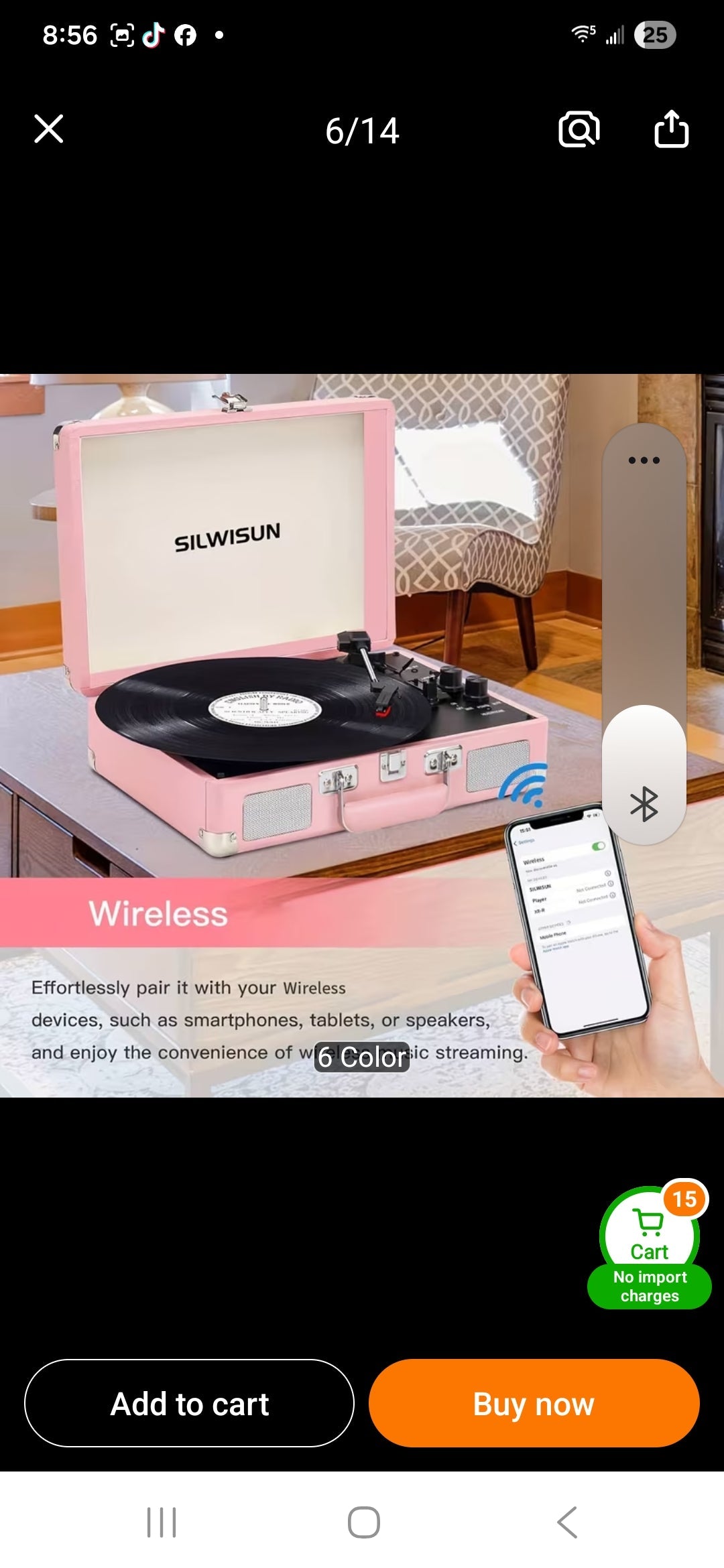 SILWISUN Vinyl Record Player - Portable Green MindFreakArtistry