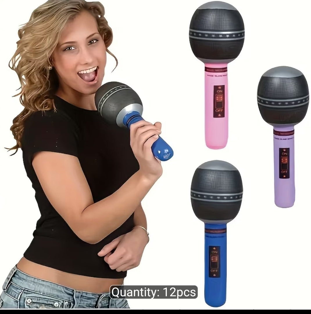 Inflatable Microphones MindFreakArtistry