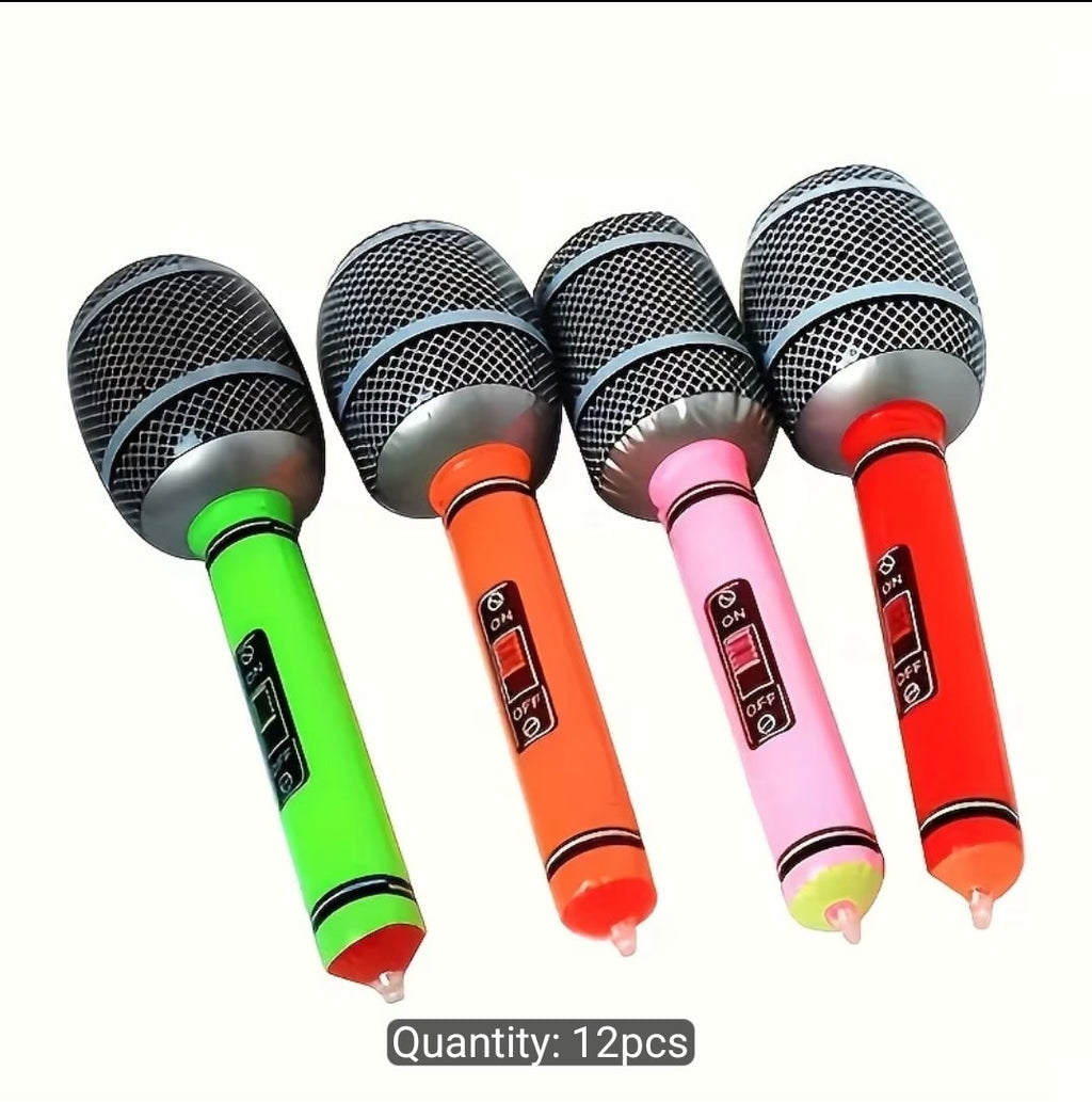 Inflatable Microphones MindFreakArtistry