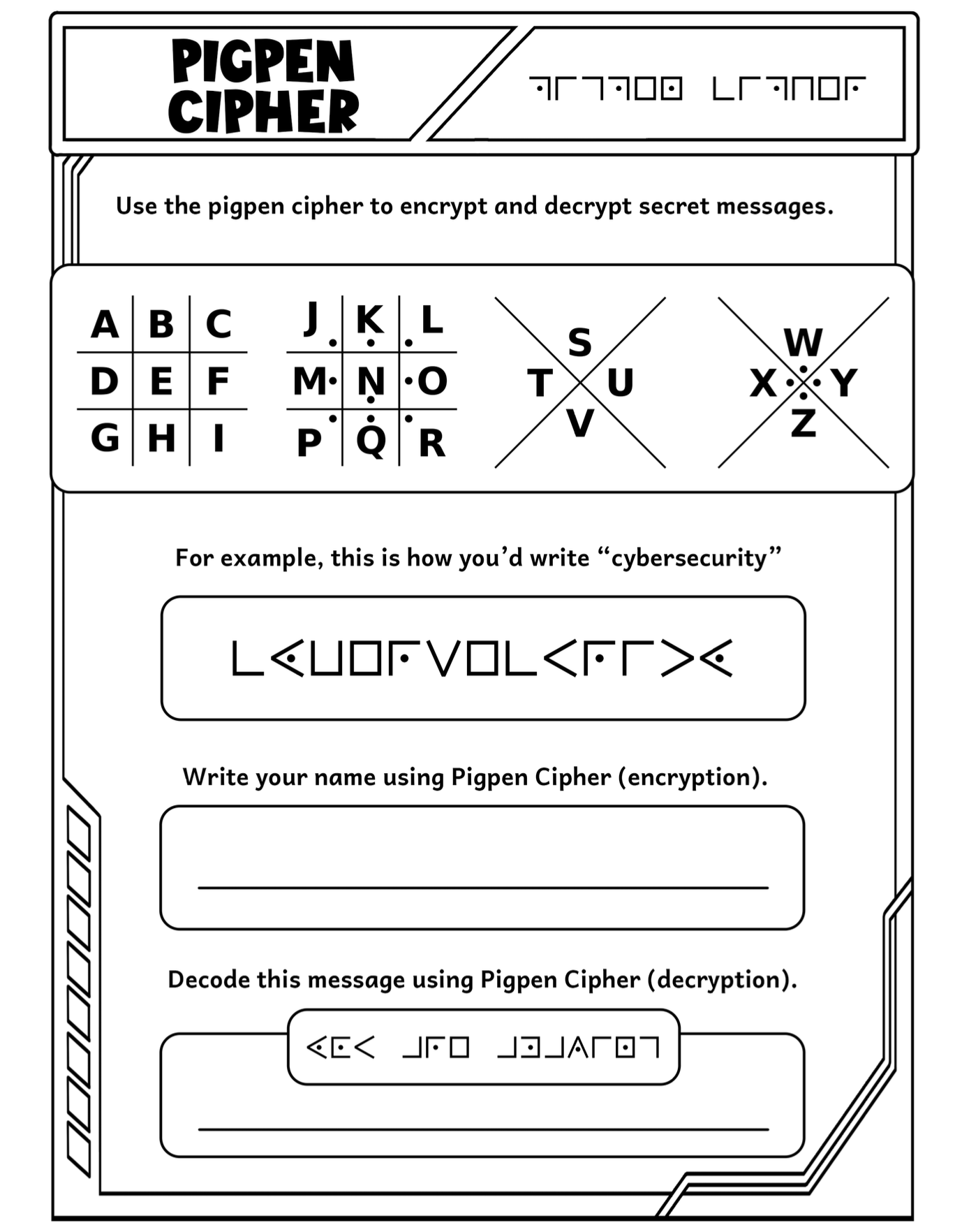 The ABCs of Cybersecurity Coloring & Activity Book HBCU Prep School