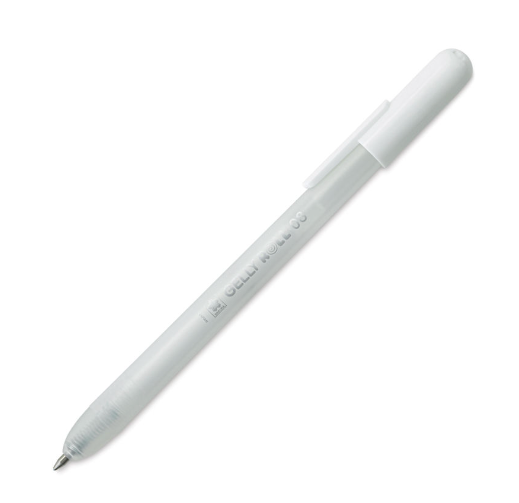 Sakura Retractable Gelly Roll--White ShopSketchBox