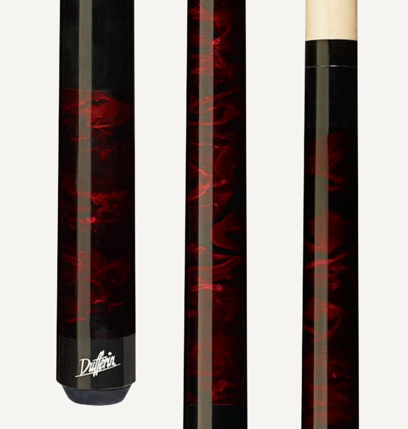 Dufferin Red Marble Wrapless Cue C.P.Dean Company