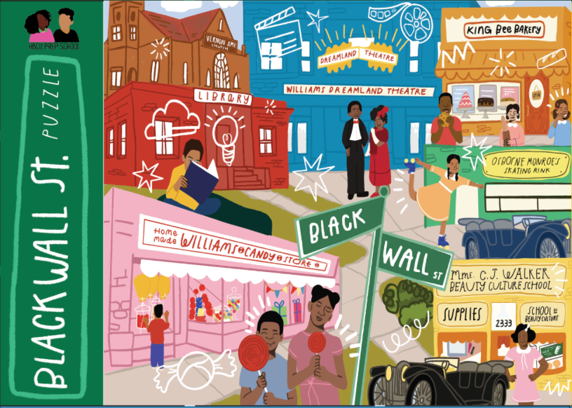 Black Wall Street Puzzle HBCU Prep School