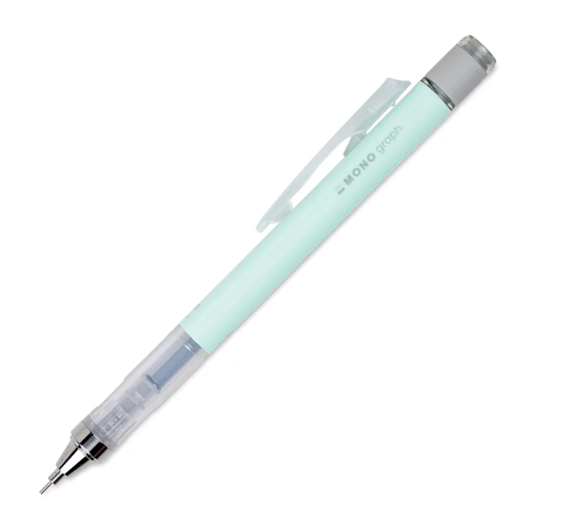 Tombow Mono Graph Mechanical Pencil - Mint Green ShopSketchBox
