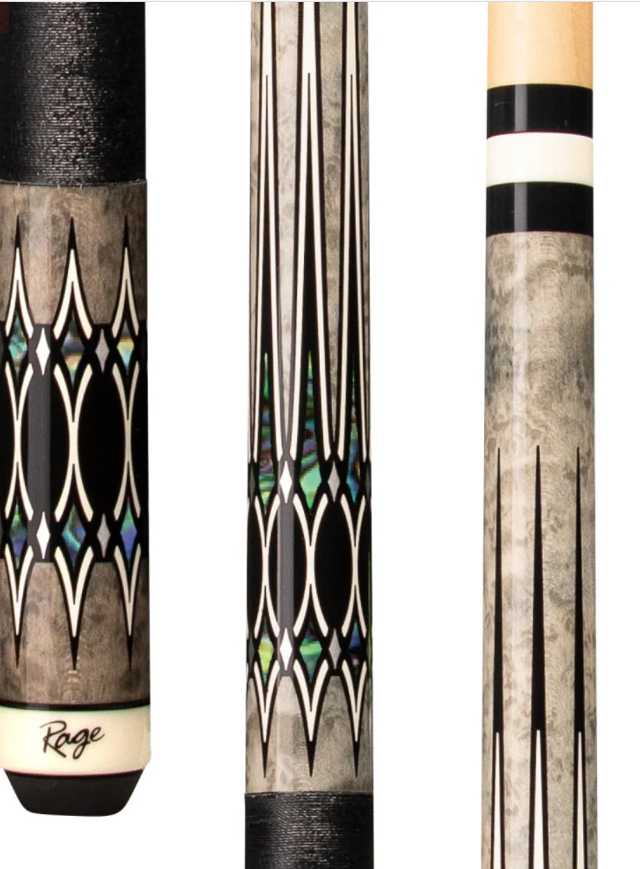 Rage Nacre Daggers Cue with Black Nylon Wrap C.P.Dean Company